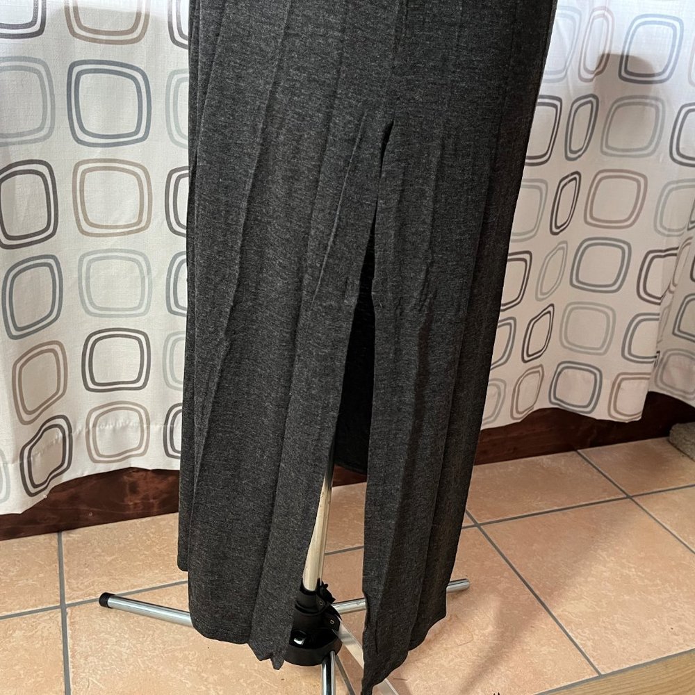 2 FOR $25 - Women's Heather Gray Casual Side Adjustable Snap Tunic Dress - NWT - Picture 5 of 9